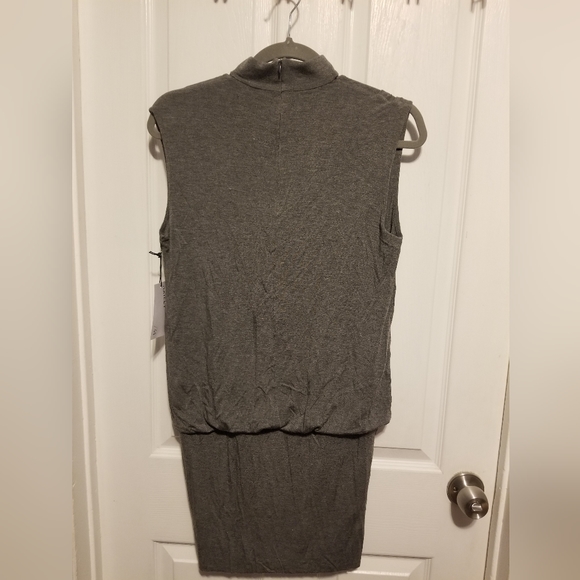 NWT Bailey / 44 Gray Halter Mini Dress Size Small - Picture 3 of 6